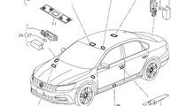 Lampa maner usa 4D0919063A Audi A4 B8 2.0 TDI CAG ...