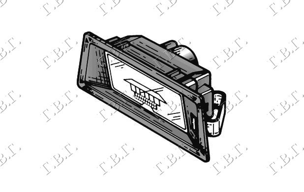 Lampa Numar - Fiat Bravo 1995