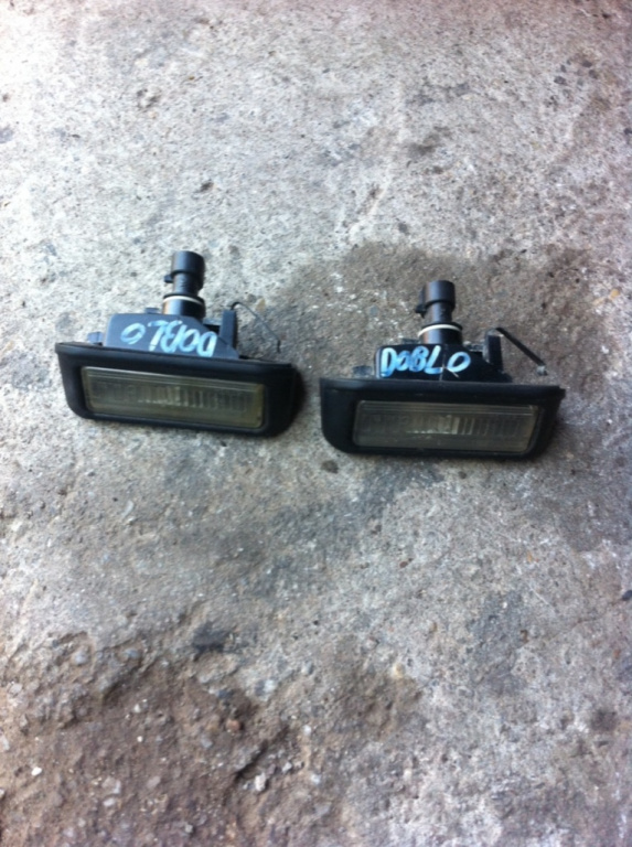 Lampa numar Fiat Doblo [2001 - 2005] Minivan 1.9 JTD MT (105 hp) (119)