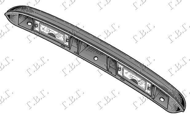 Lampa Numar - Fiat Punto 1995