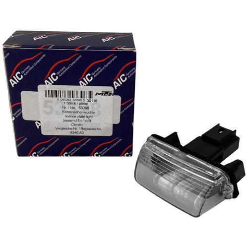 Lampa Numar Inmatriculare Aic Peugeot 306 1994-2002 53398