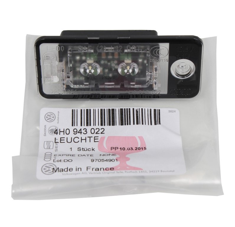 Lampa Numar Inmatriculare Dreapta Led Oe Audi A3 8P 2003-2013 4H0943022