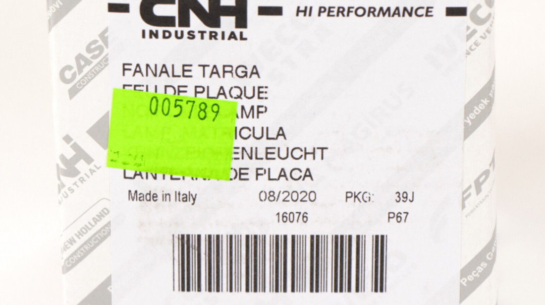 Lampa Numar Inmatriculare Dreapta Oe Fiat Ducato 5 2006→ Platou / Sasiu 98426076