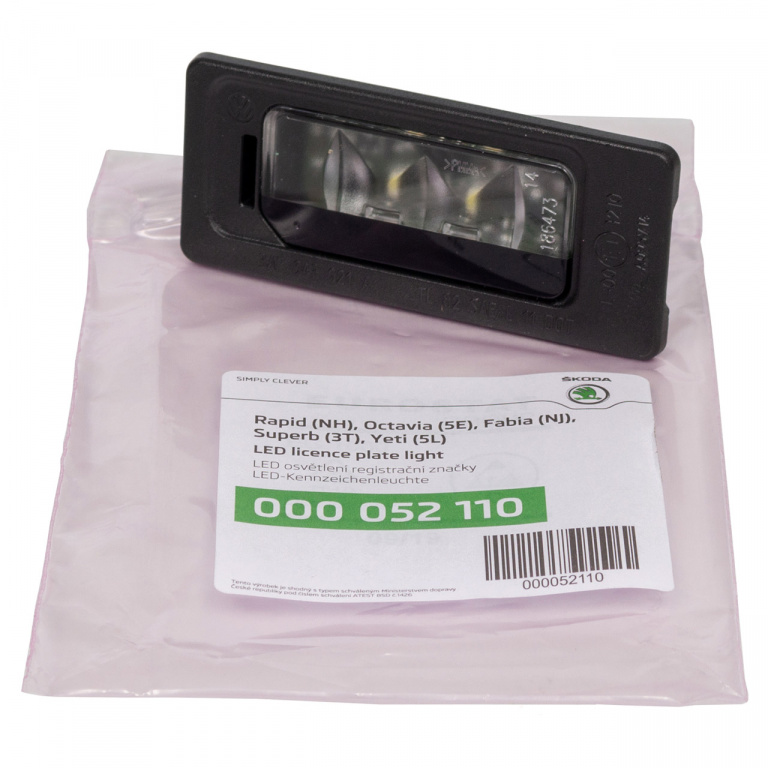 Lampa Numar Inmatriculare Led Oe Skoda 000052110