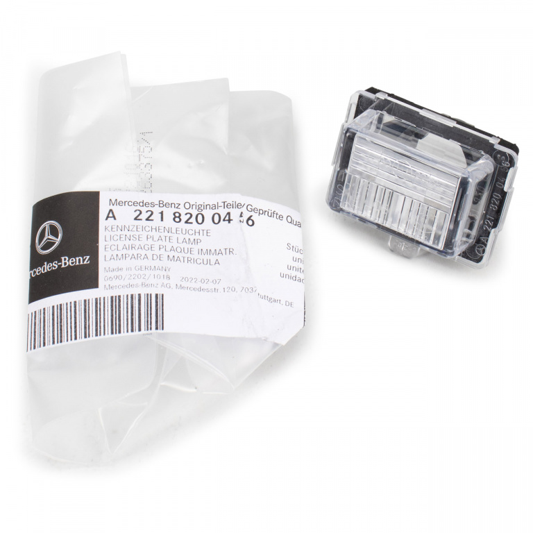 Lampa Numar Inmatriculare Oe Mercedes-Benz A2218200456