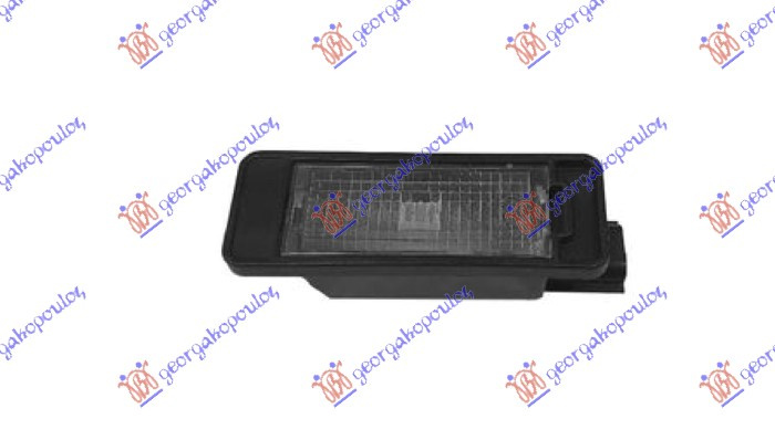 Lampa numar inmatriculare Renault Twingo 3 2014-2019 NOUA 265109646R