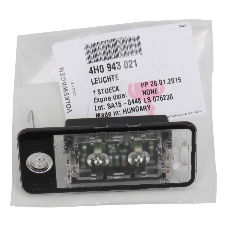 Lampa Numar Inmatriculare Stanga Led Oe Audi A6 C6 2004-2011 4H0943021