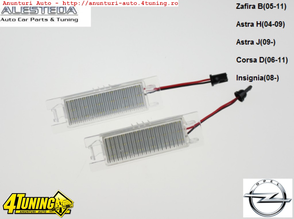 Lampa numar LED OPEL Zafira B Astra H As