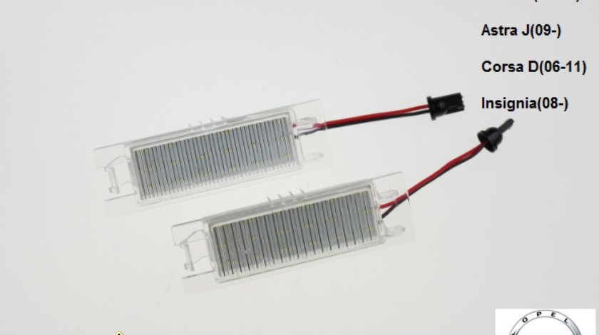 Lampa numar LED OPEL Zafira B Astra H Astra J Corsa D Insignia