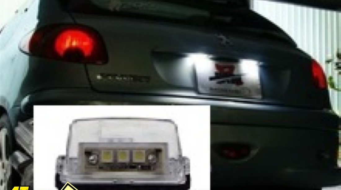 Lampa numar led PEUGEOT 206 207 307 406 CITROEN c3 c4 c5 c6