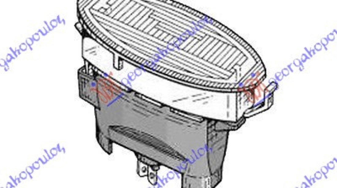 Lampa Numar - Opel Astra F 1991 , 1224110