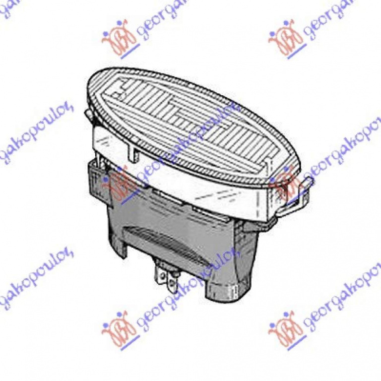 Lampa Numar - Opel Astra F 1995 , 1224110