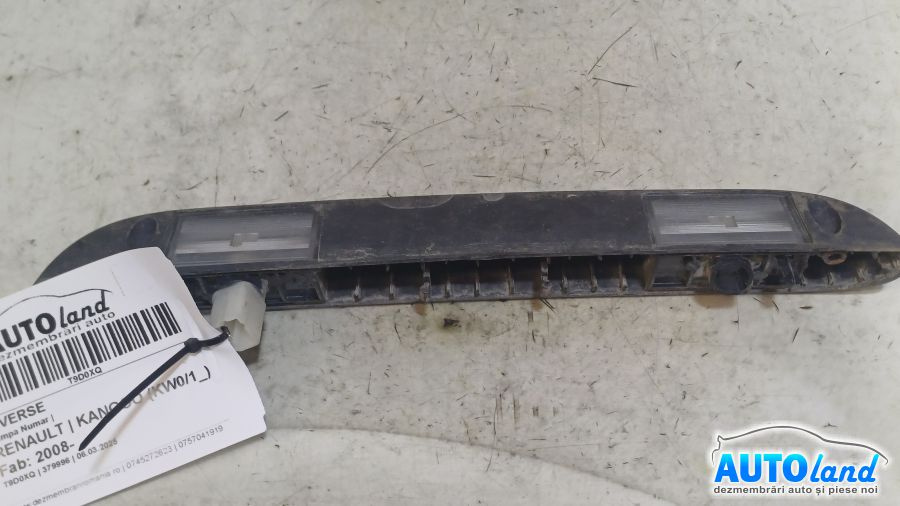 Lampa Numar Renault KANGOO KW0/1 2008