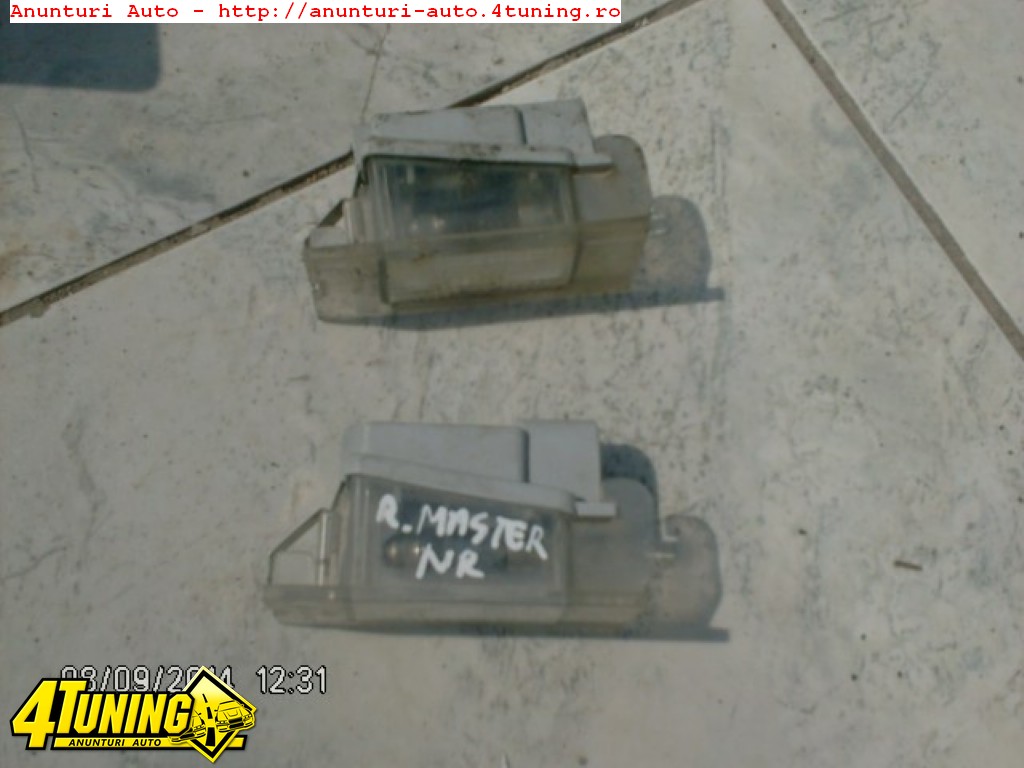 Lampa numar Renault Master 2005