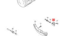 Lampa oglinda stanga Volkswagen Passat B6 (3C) Kom...