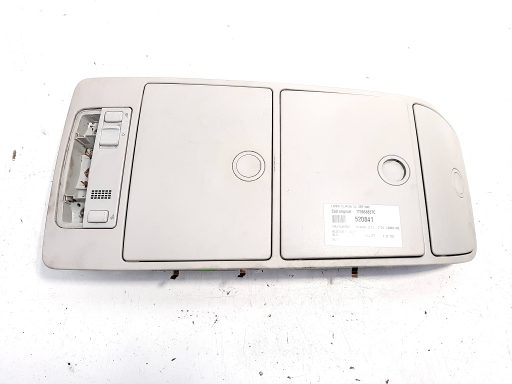 Lampa plafon cu sertare, cod 1T0868837C, Vw Touran (1T1, 1T2) (id:520841)