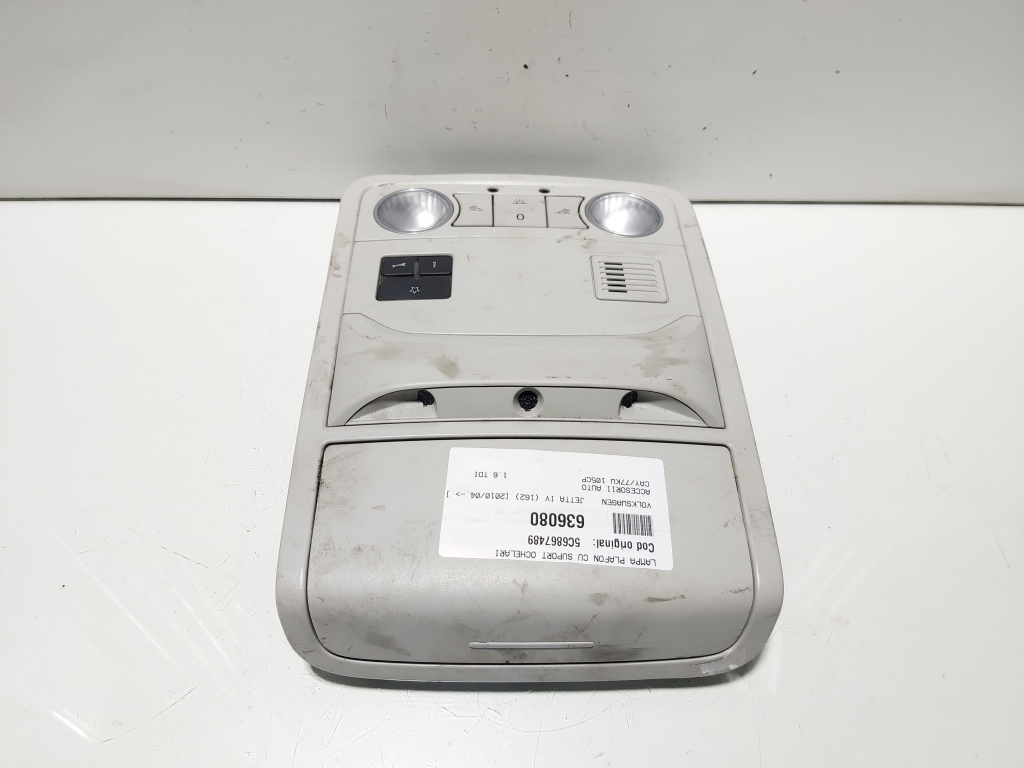 Lampa plafon cu suport ochelari, cod 5C6867489, VW Jetta 4 (6Z) (id:636080)