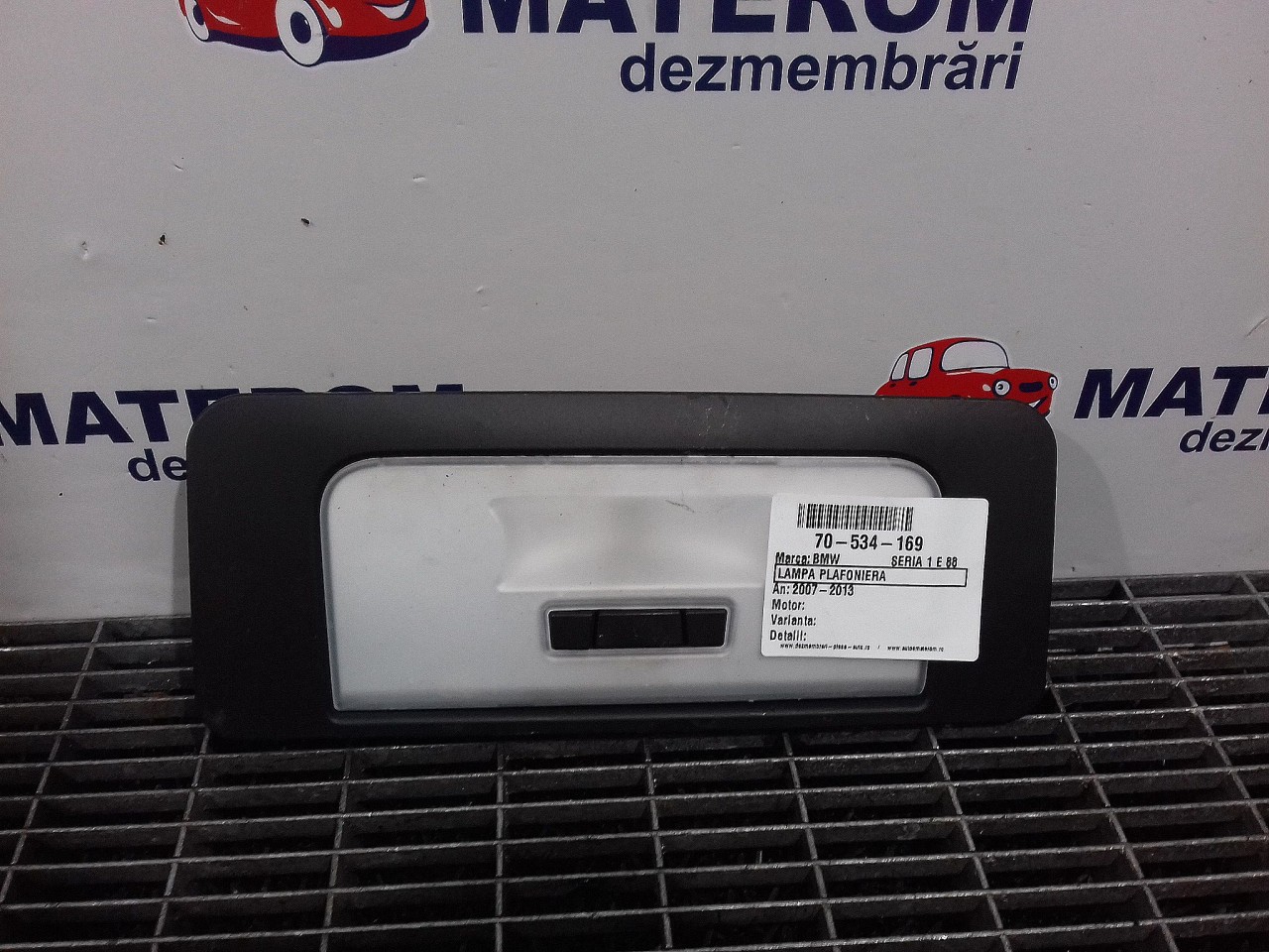 LAMPA PLAFONIERA BMW SERIA 1 E 88 SERIA 1 E 88 - - (2007 2013)