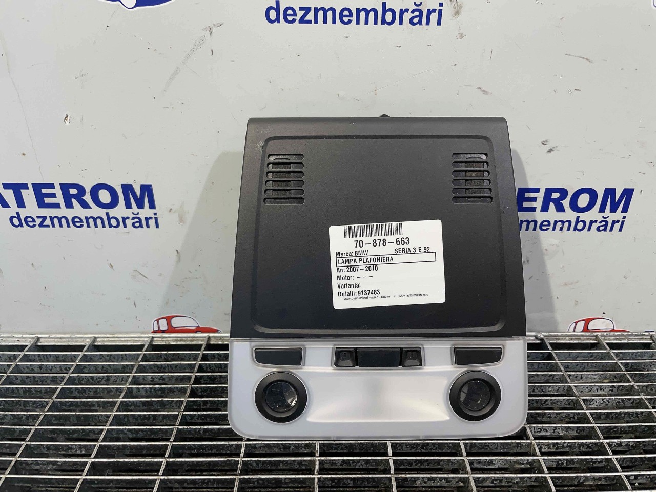 LAMPA PLAFONIERA BMW SERIA 3 E 92 SERIA 3 E 92 - - (2007 2010)