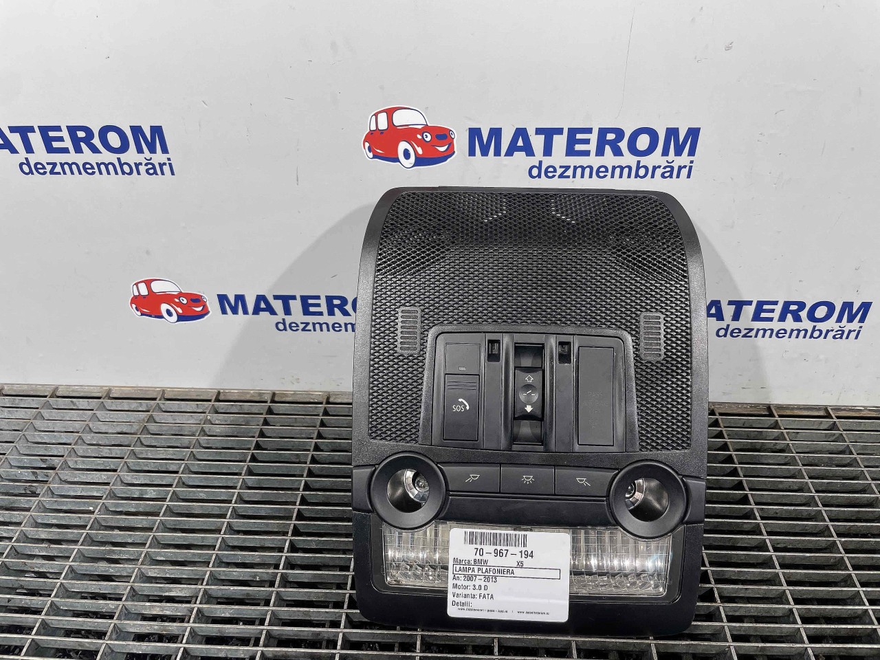 LAMPA PLAFONIERA BMW X5 3.0 D - (2007 2013)