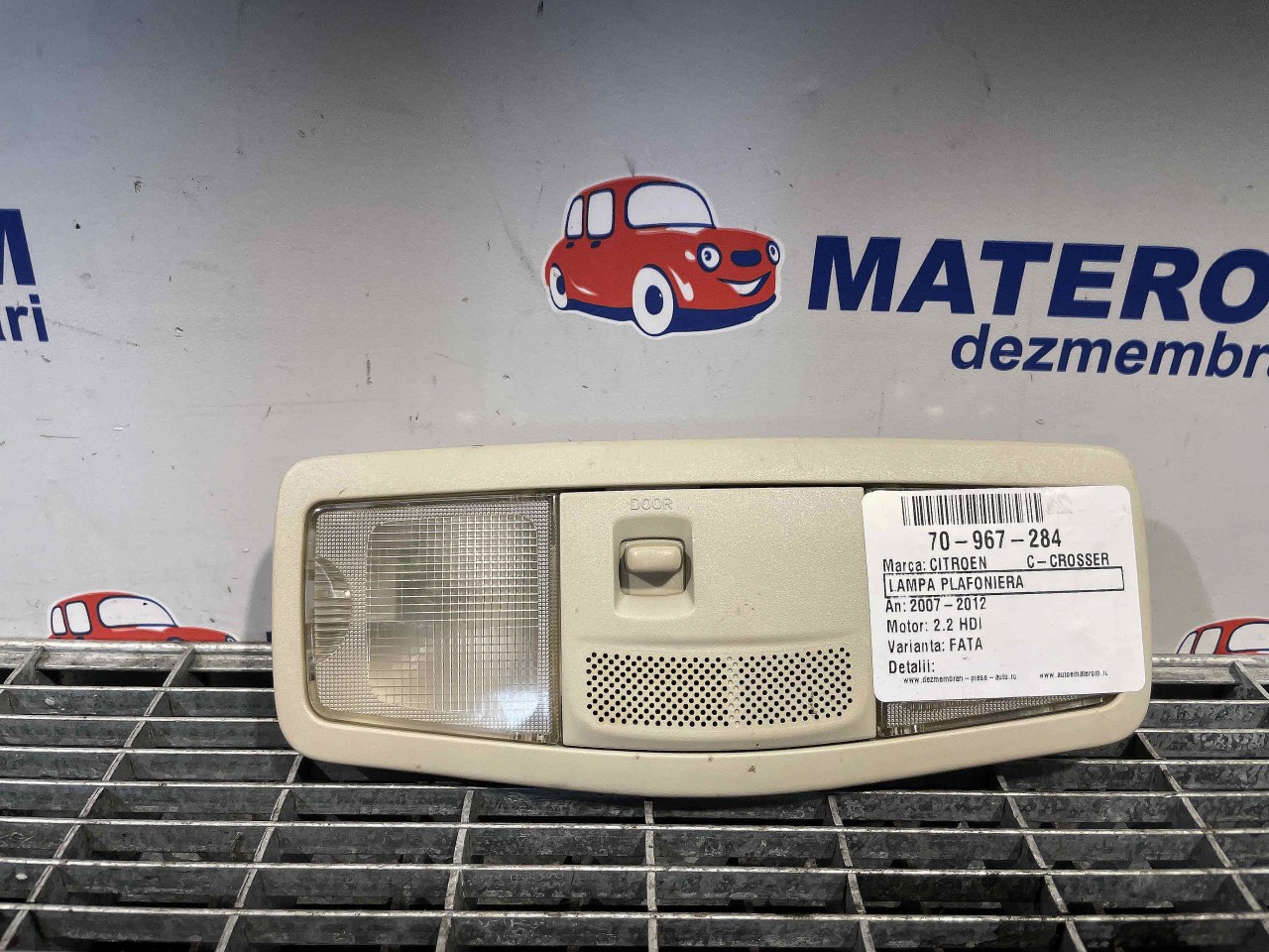 LAMPA PLAFONIERA CITROEN C-CROSSER 2.2 HDI - (2007 2012)