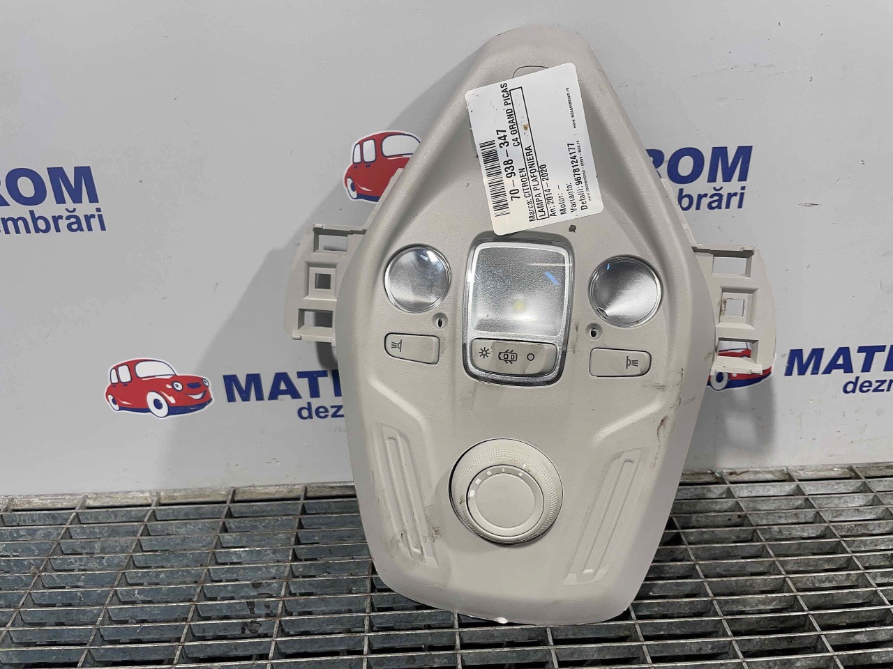 LAMPA PLAFONIERA CITROEN C4 GRAND PICASSO - - (2014 2020)