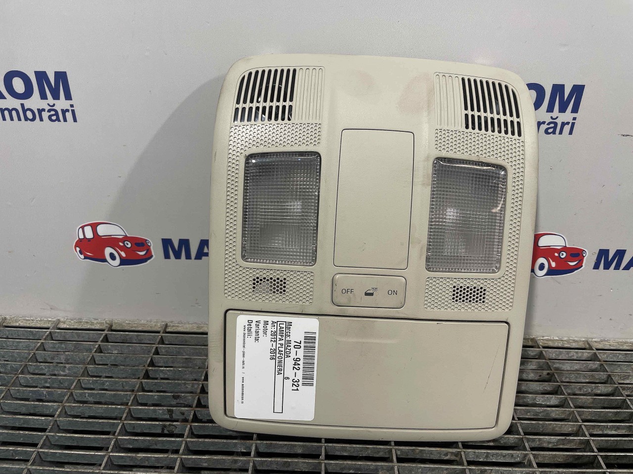 LAMPA PLAFONIERA MAZDA 6 6 - - (2012 2016)