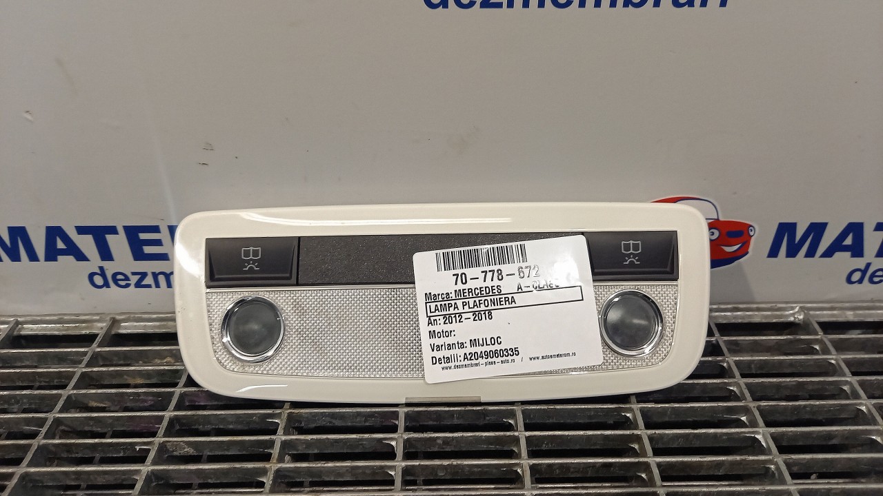 LAMPA PLAFONIERA MERCEDES A-CLASS - - (2012 2018)