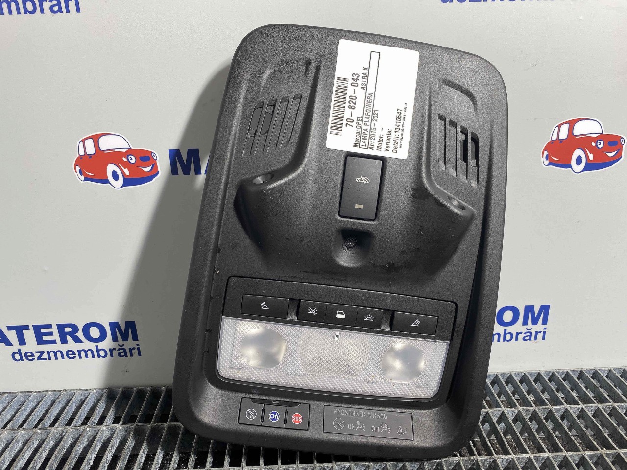 LAMPA PLAFONIERA OPEL ASTRA K - - (2015 2021)