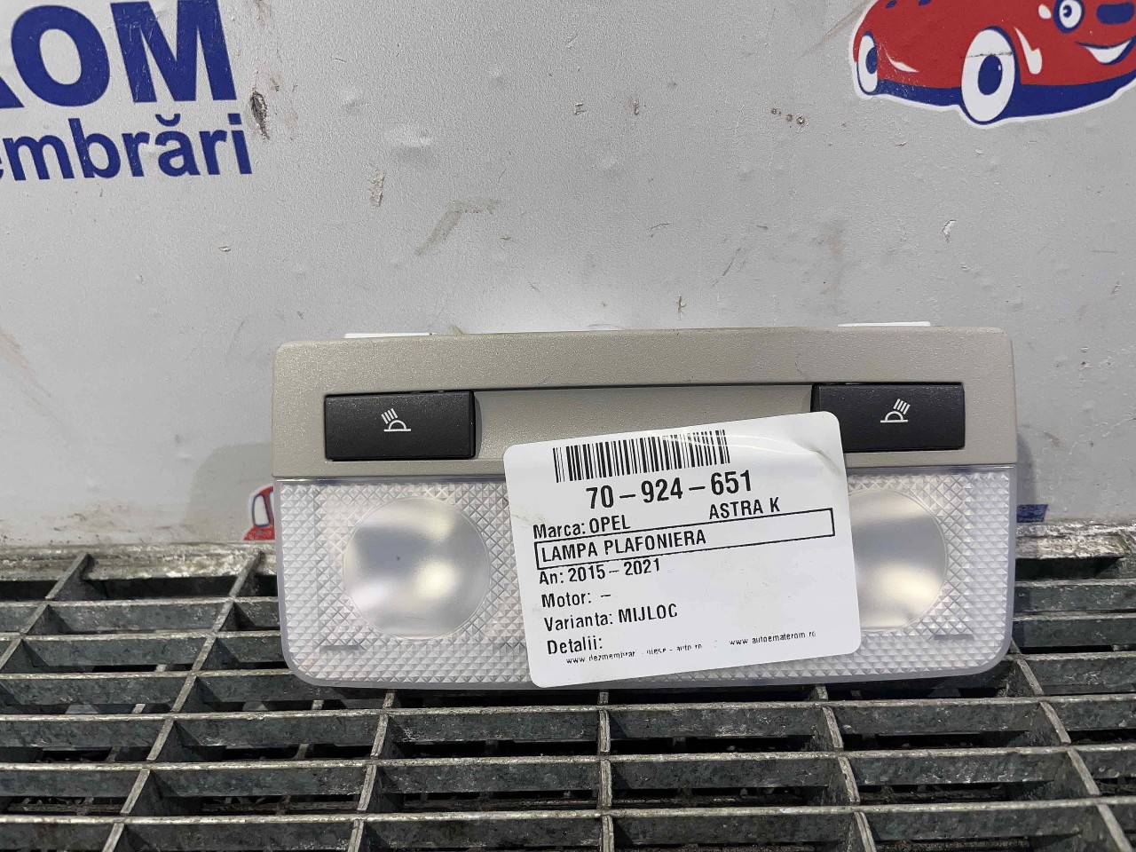 LAMPA PLAFONIERA OPEL ASTRA K - - (2015 2021)