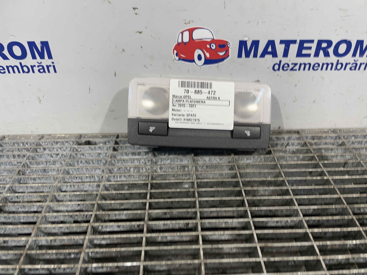 LAMPA PLAFONIERA OPEL ASTRA K - - (2015 2021)