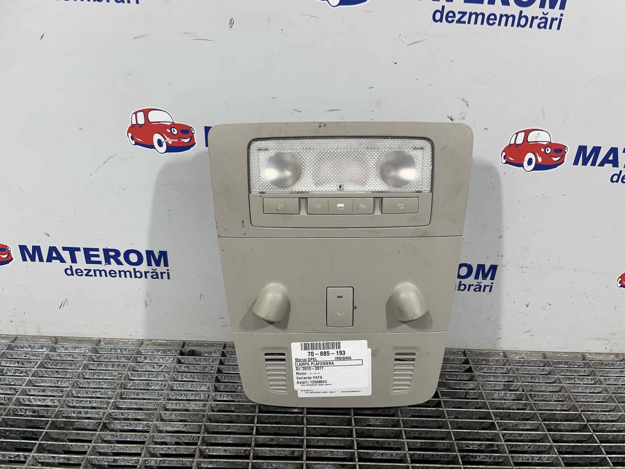 LAMPA PLAFONIERA OPEL INSIGNIA - - (2013 2017)