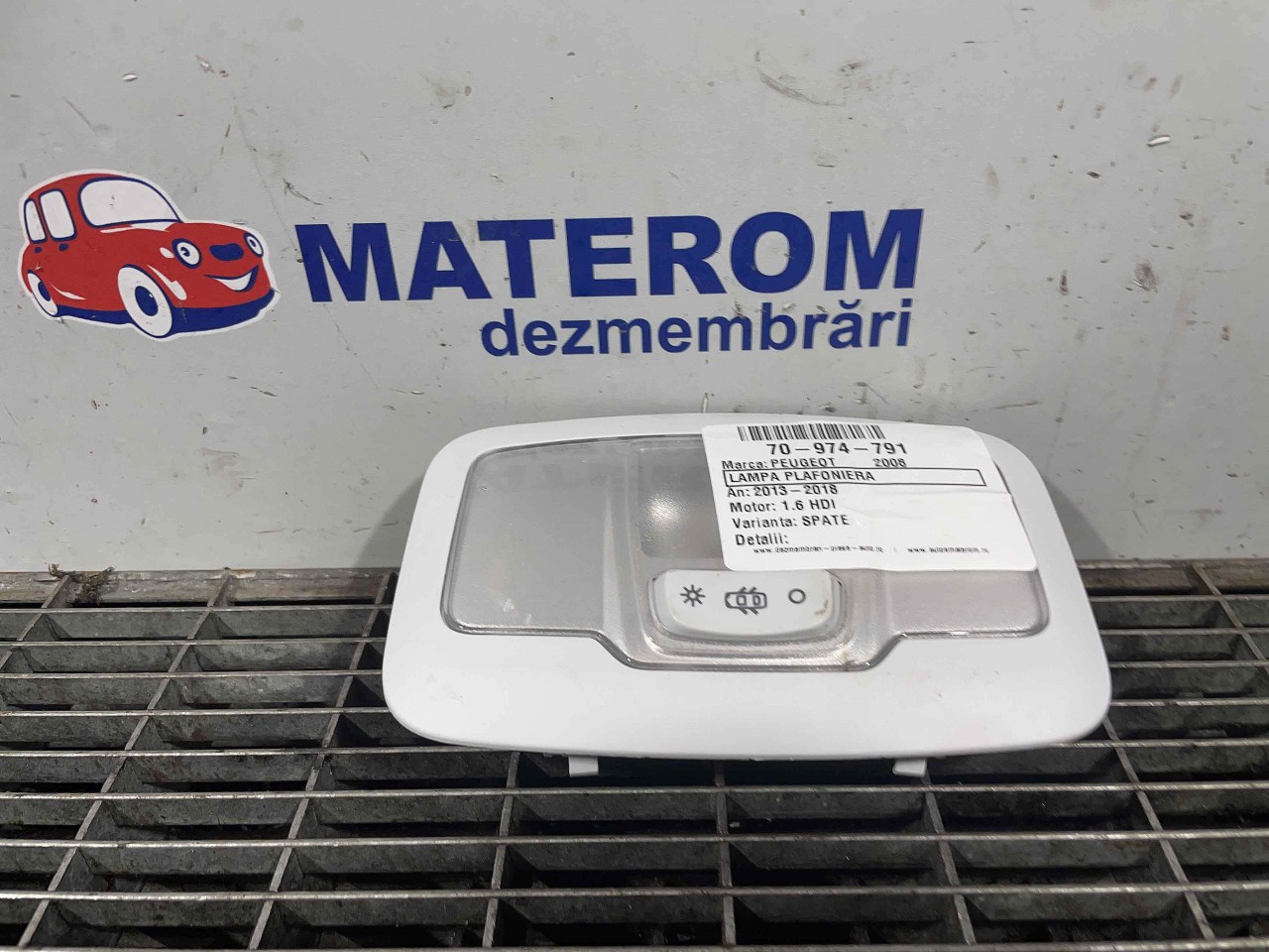 LAMPA PLAFONIERA PEUGEOT 2008 1.6 HDI - (2013 2018)