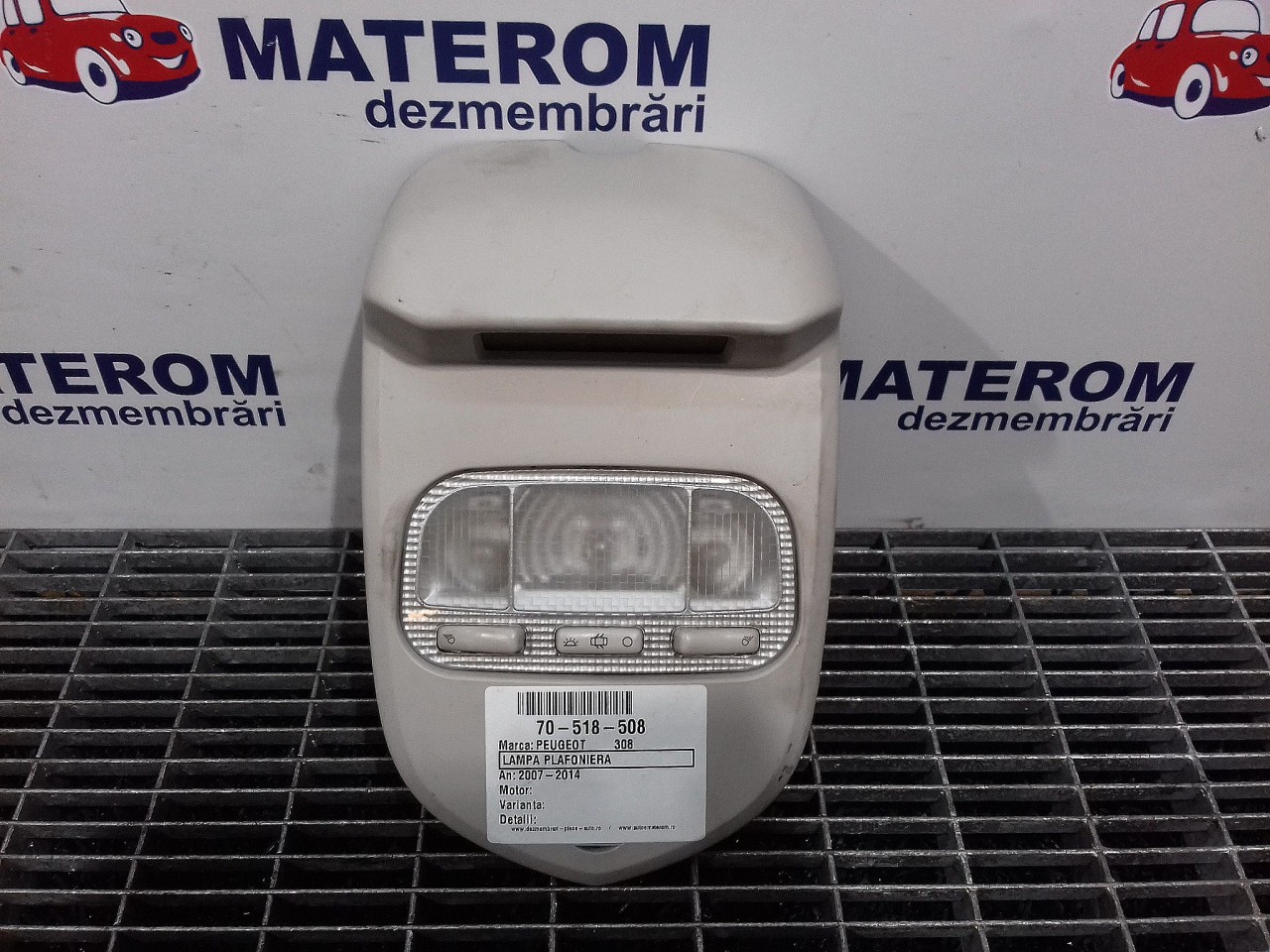 LAMPA PLAFONIERA PEUGEOT 308 308 - - (2007 2013)
