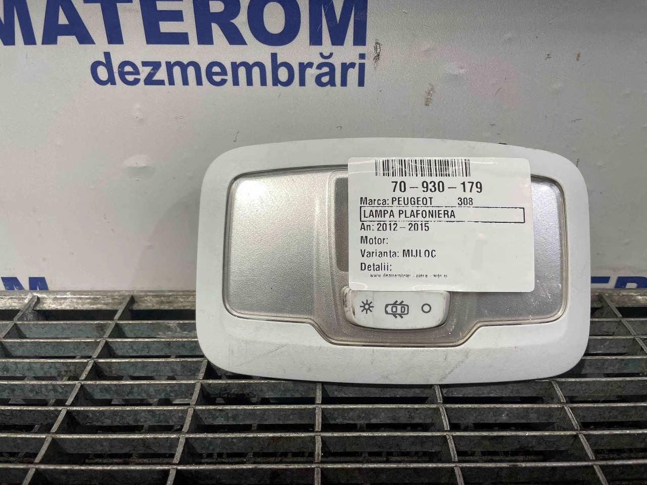 LAMPA PLAFONIERA PEUGEOT 308 308 - - (2013 2018)