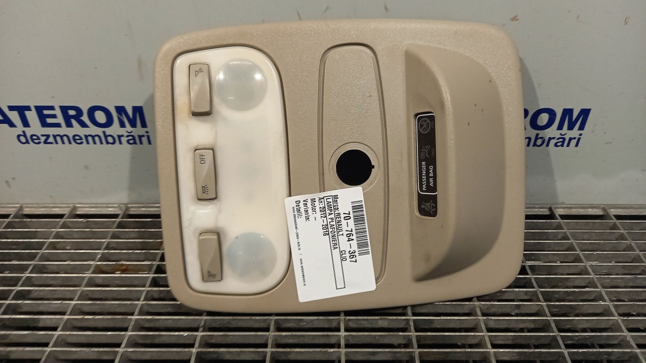 LAMPA PLAFONIERA RENAULT CLIO - - (2012 2016)