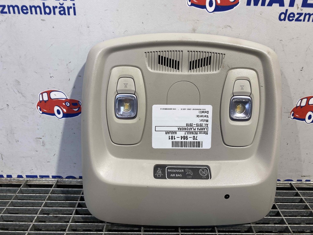 LAMPA PLAFONIERA RENAULT KADJAR - - (2015 2018)