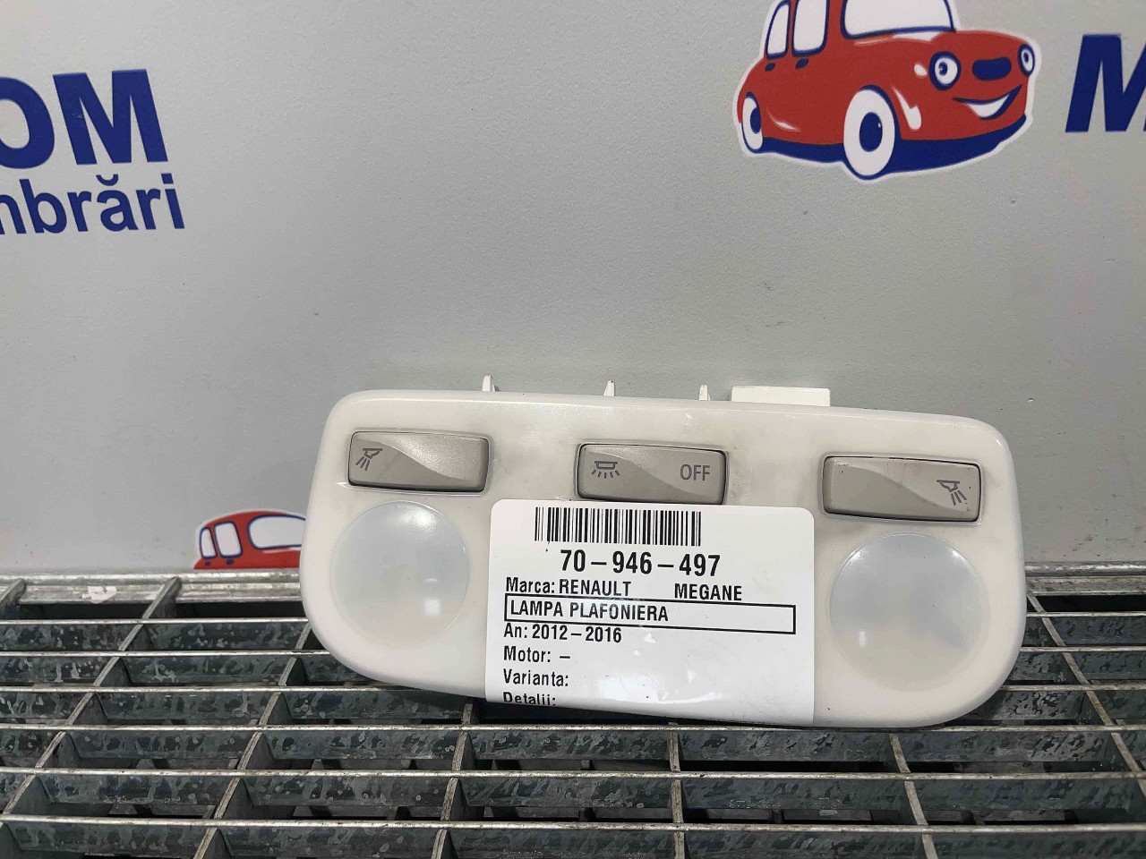 LAMPA PLAFONIERA RENAULT MEGANE - - (2012 2016)