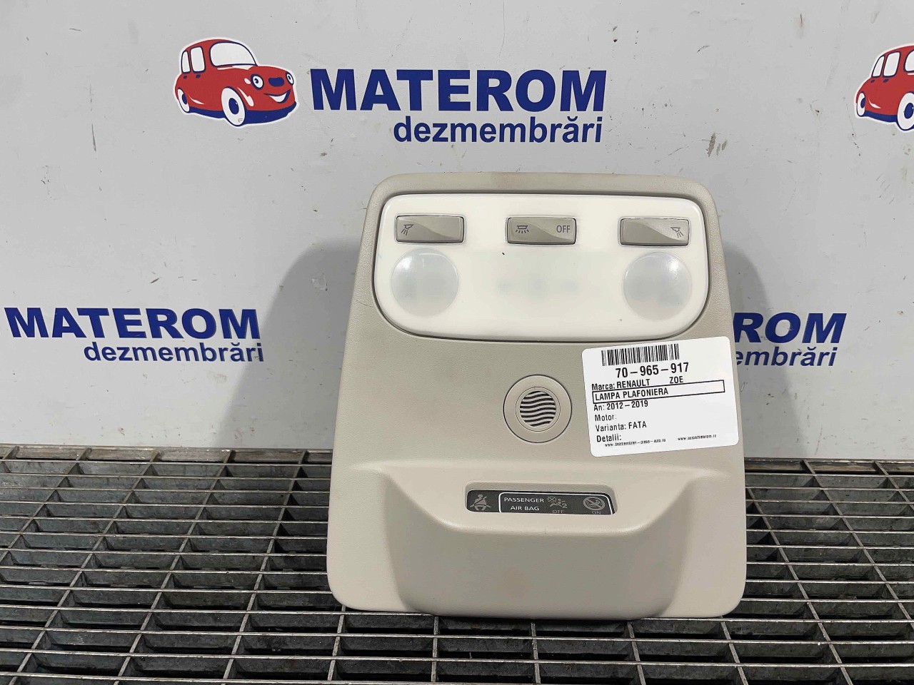 LAMPA PLAFONIERA RENAULT ZOE - - (2012 2019)