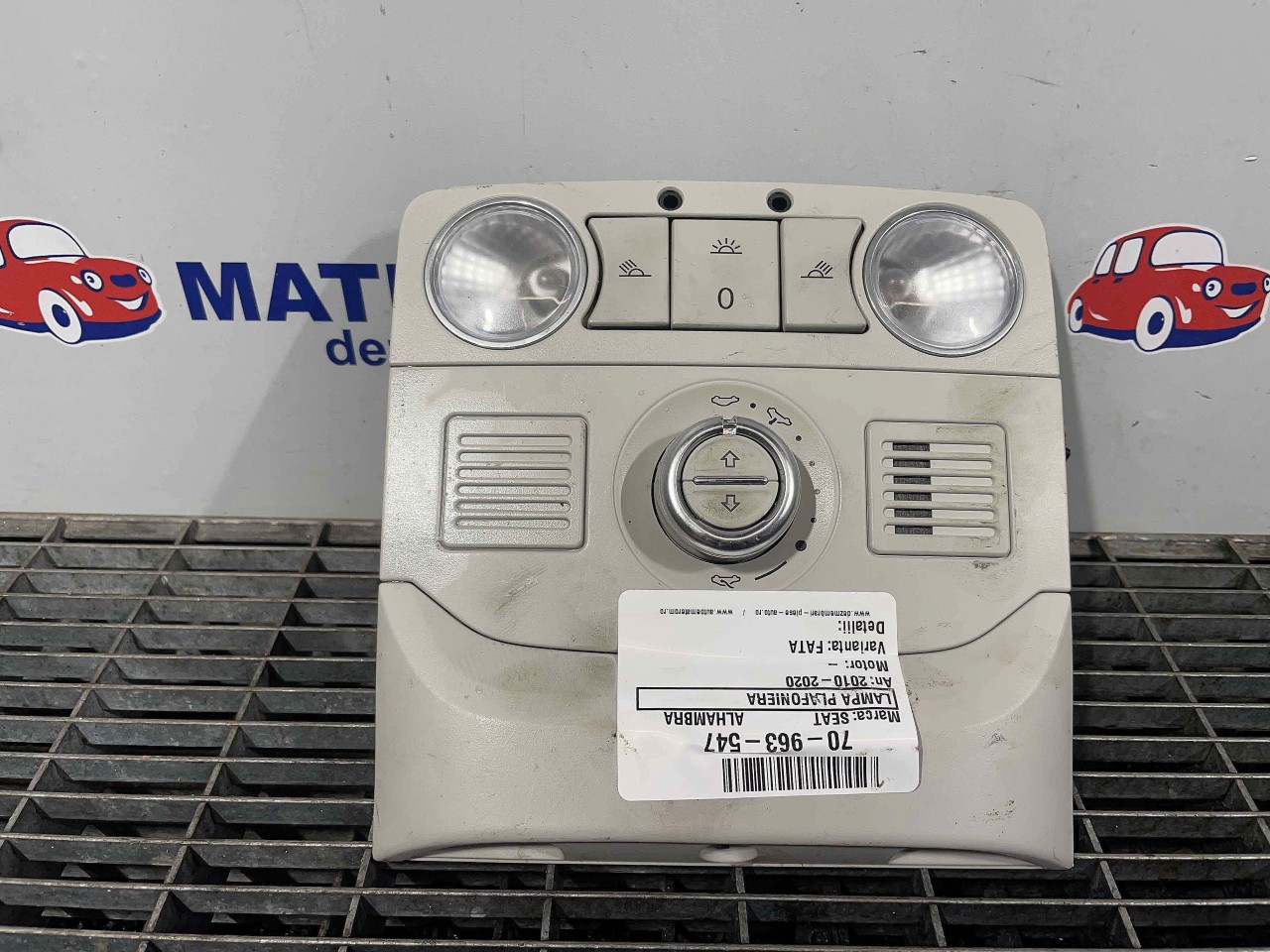 LAMPA PLAFONIERA SEAT ALHAMBRA - - (2010 2020)