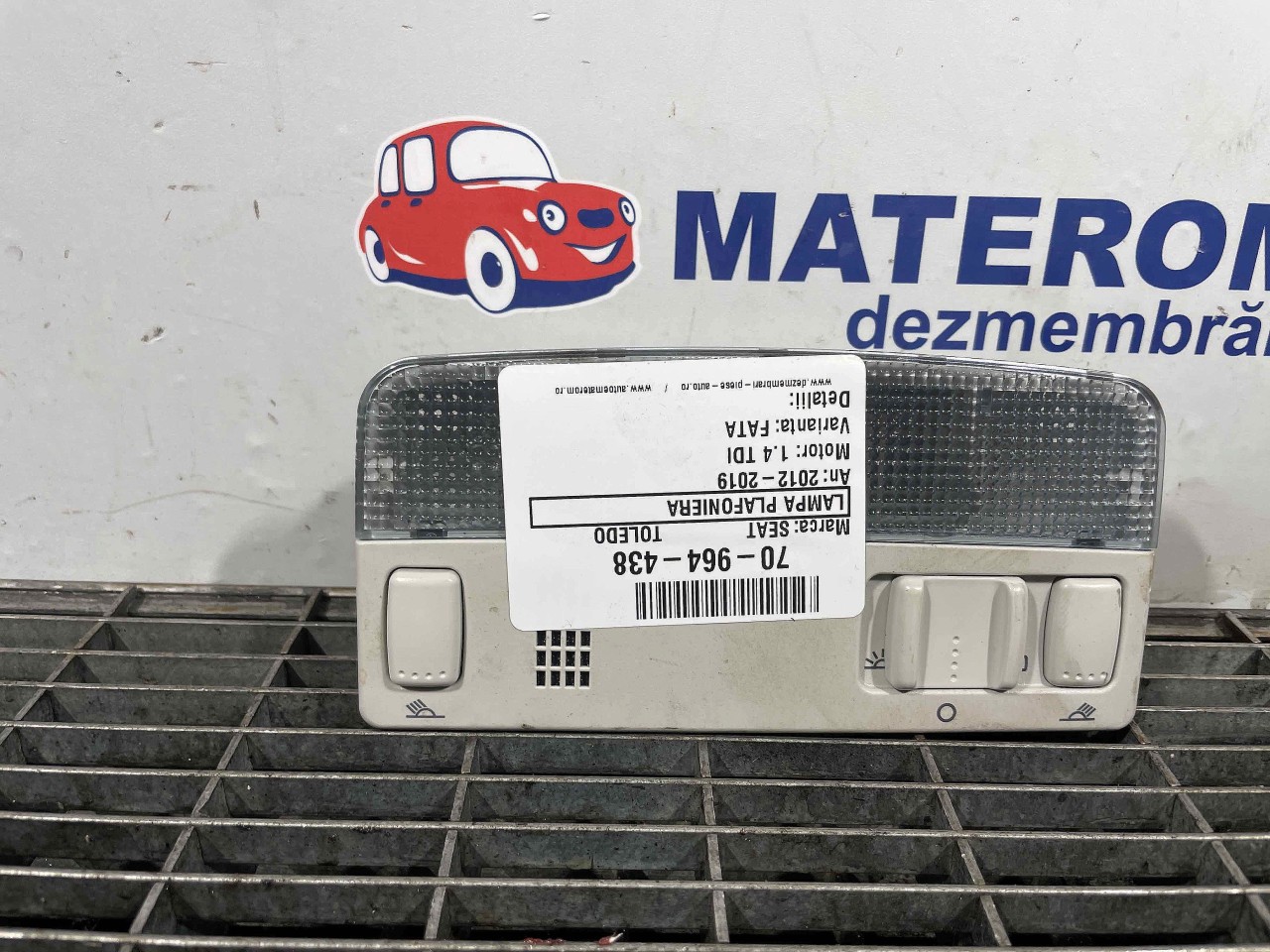 LAMPA PLAFONIERA SEAT TOLEDO TOLEDO 1.4 TDI - (2012 2019)