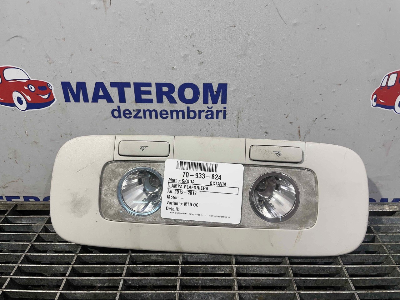 LAMPA PLAFONIERA SKODA OCTAVIA - - (2012 2017)