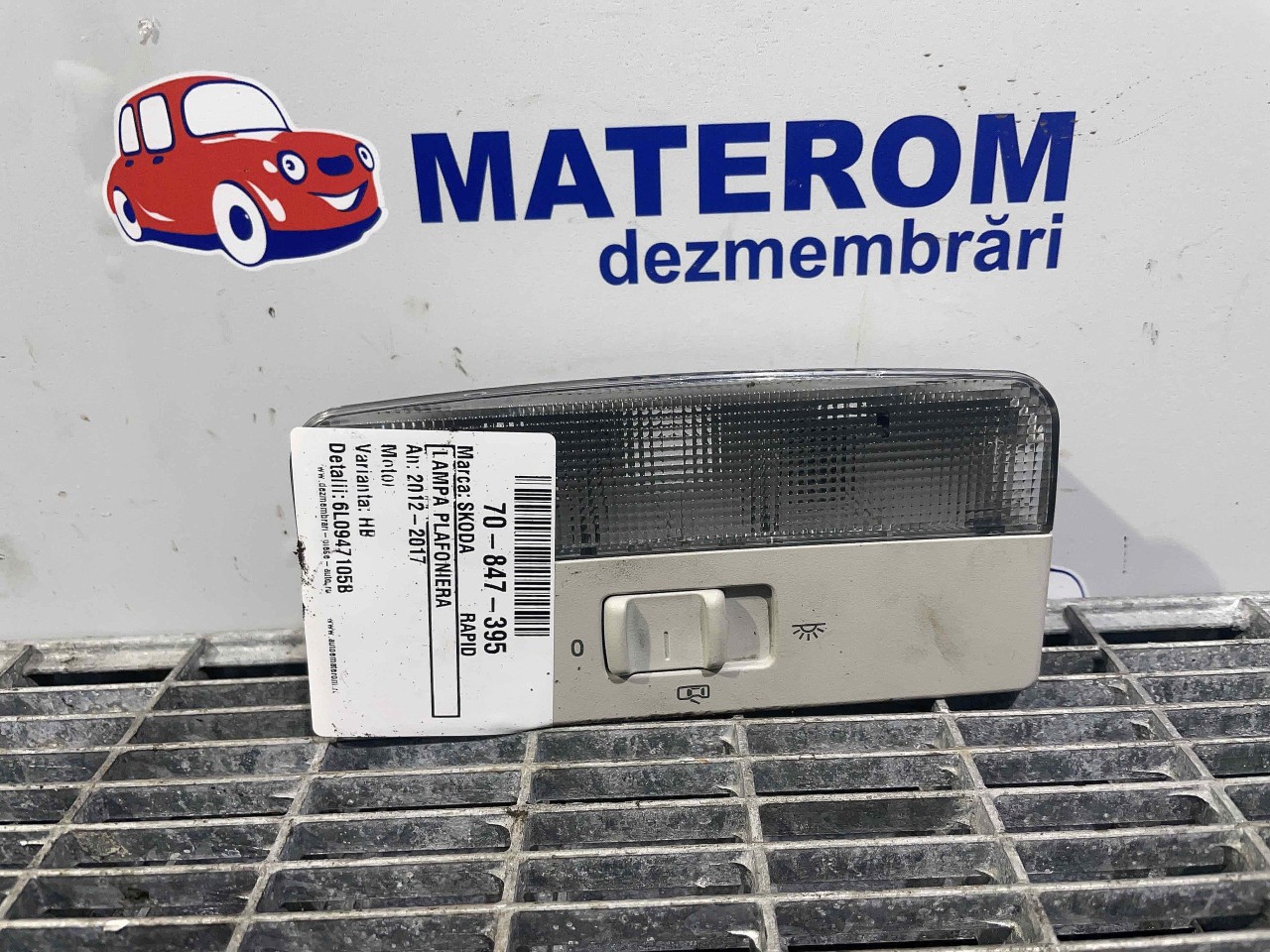 LAMPA PLAFONIERA SKODA RAPID RAPID - - (2012 2017)
