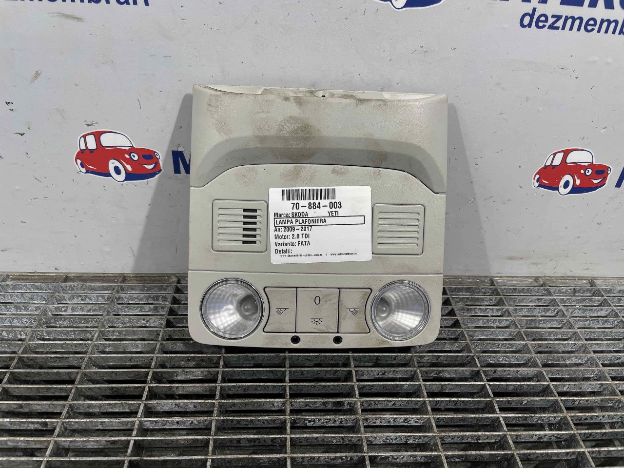 LAMPA PLAFONIERA SKODA YETI 2.0 TDI - (2009 2017)
