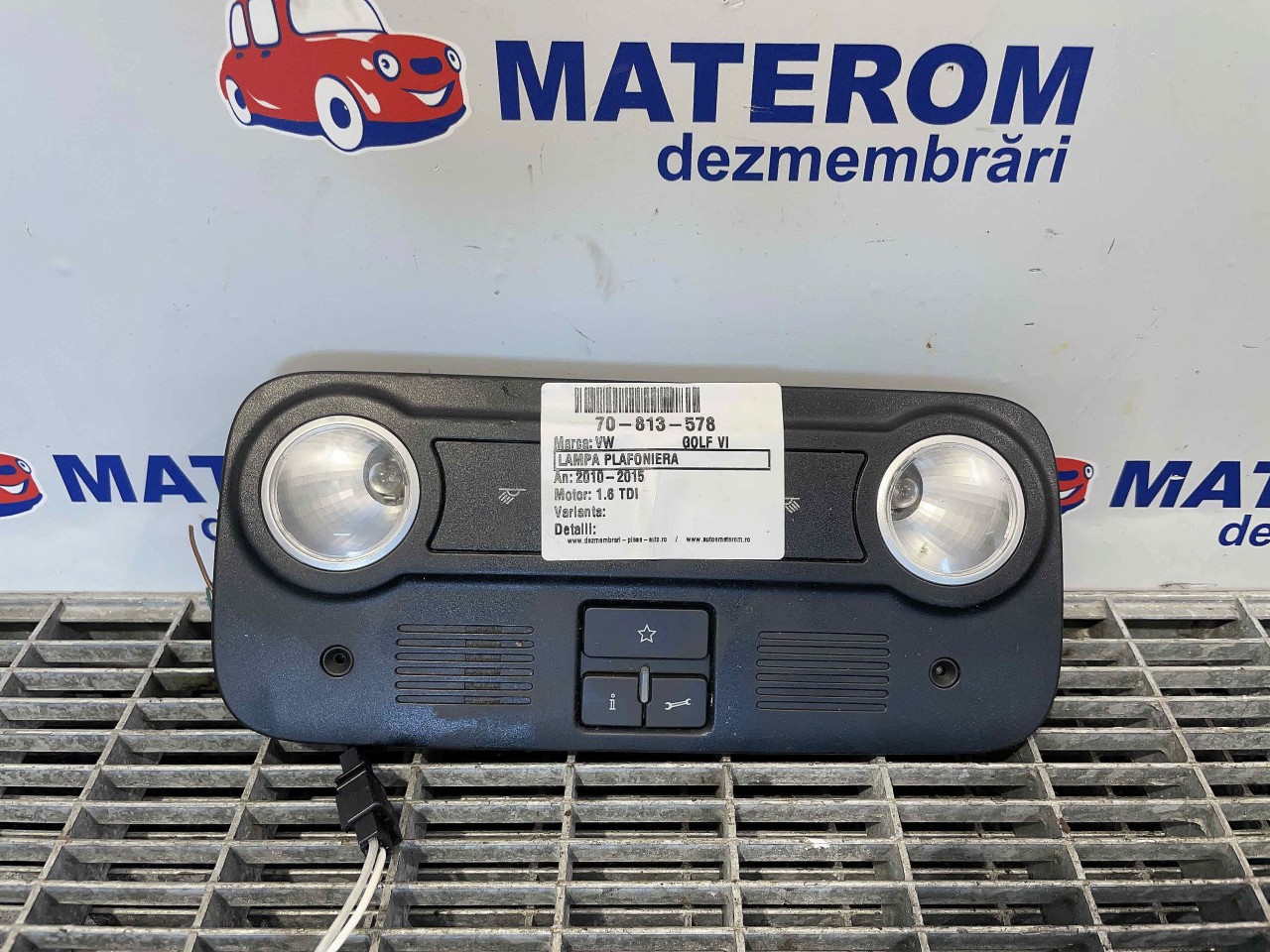 LAMPA PLAFONIERA VW GOLF VI 1.6 TDI - (2010 2015)