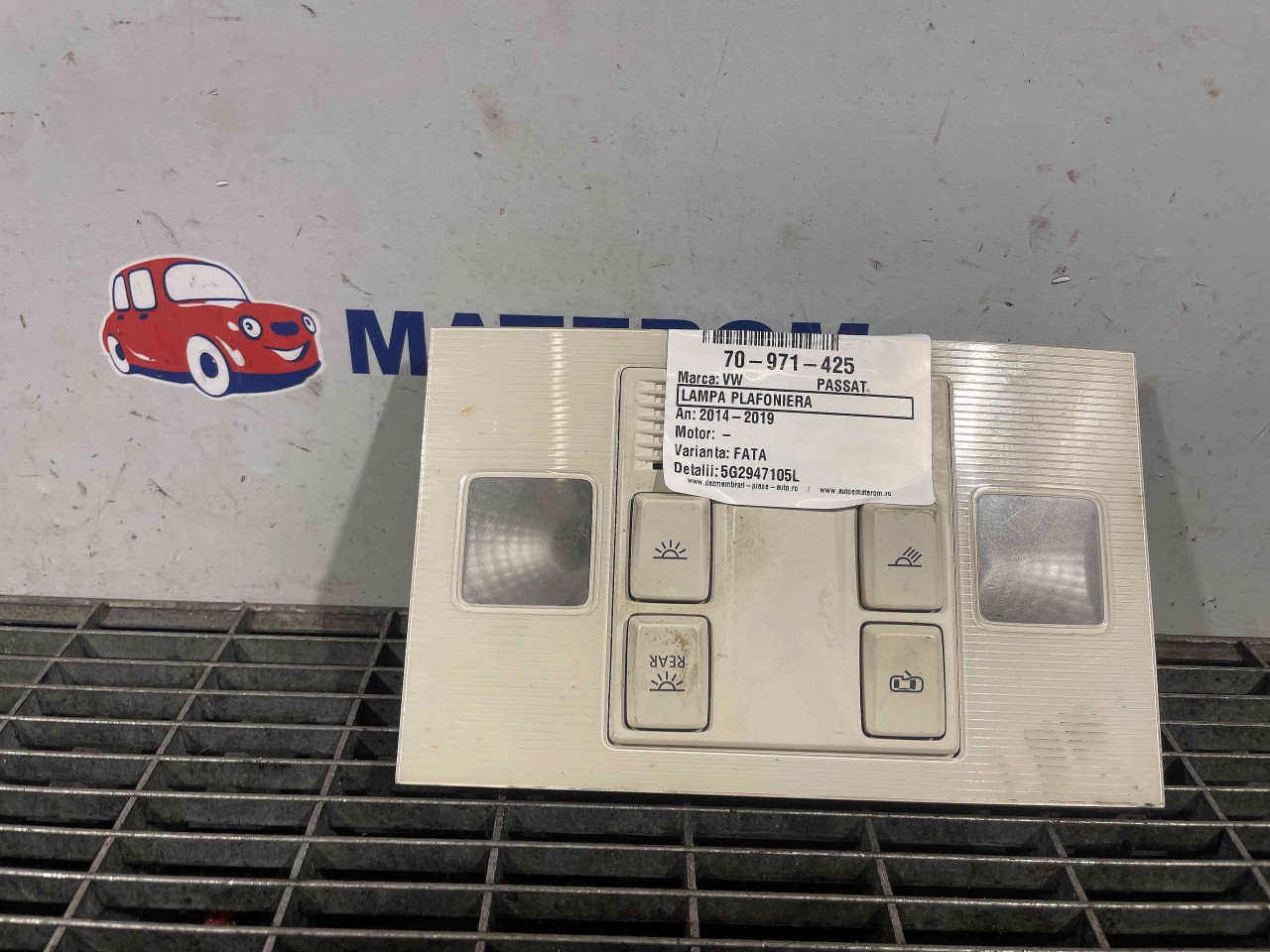 LAMPA PLAFONIERA VW PASSAT - - (2014 2019)