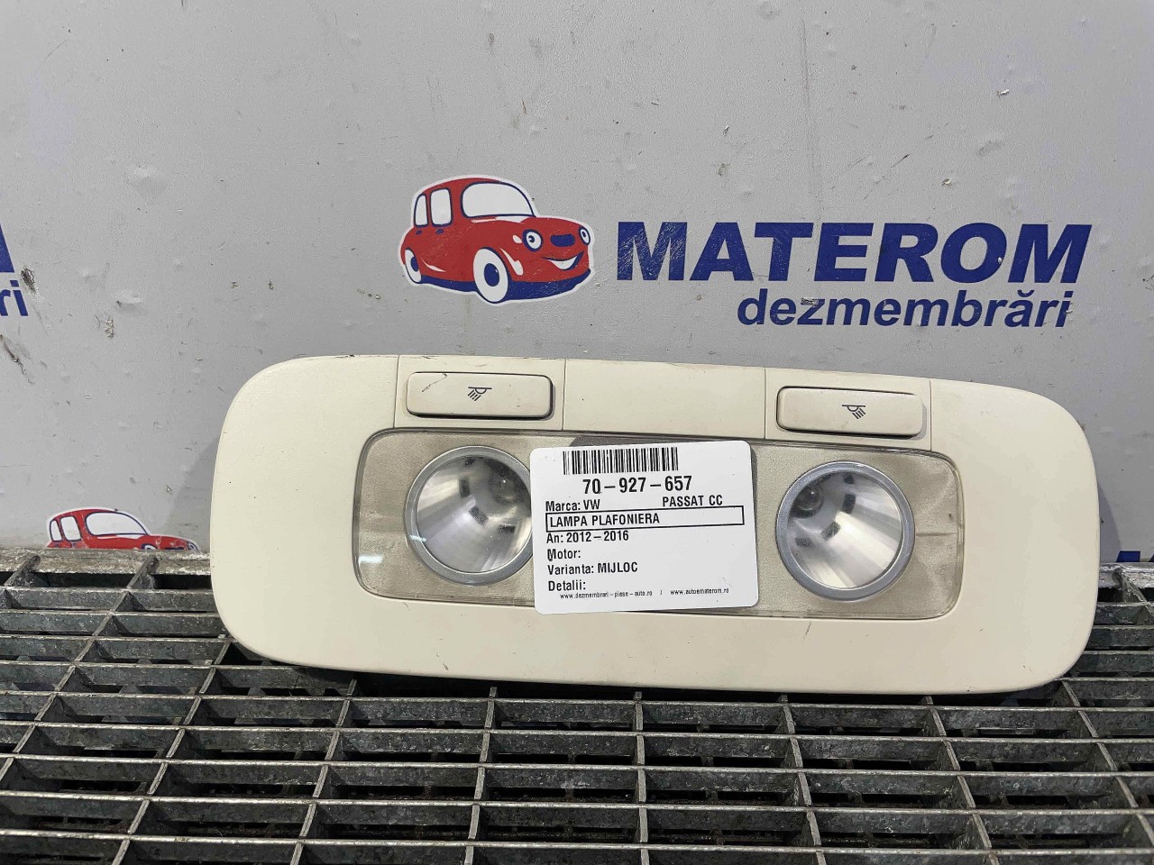 LAMPA PLAFONIERA VW PASSAT CC - - (2012 2016)
