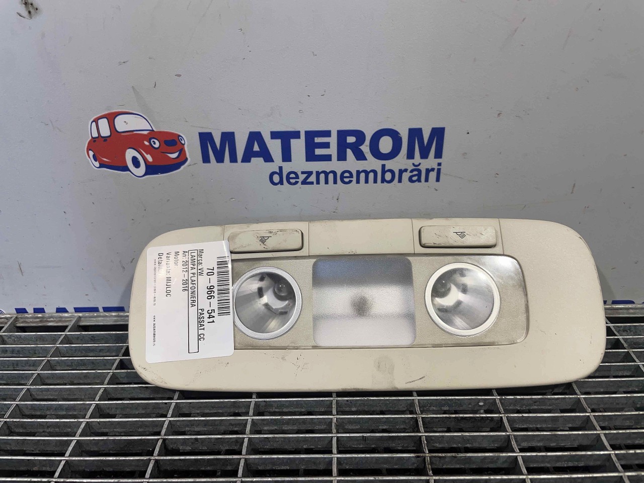 LAMPA PLAFONIERA VW PASSAT CC PASSAT CC - - (2012 2016)