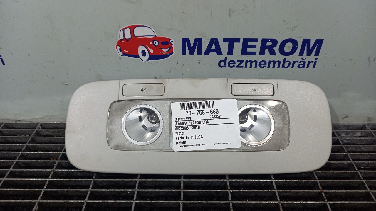 LAMPA PLAFONIERA VW PASSAT PASSAT - - (2005 2010)
