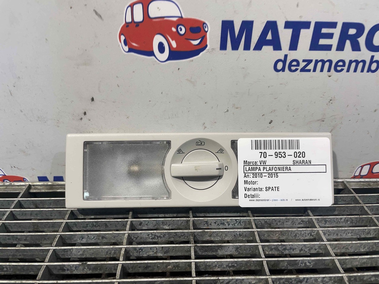 LAMPA PLAFONIERA VW SHARAN - - (2010 2015)